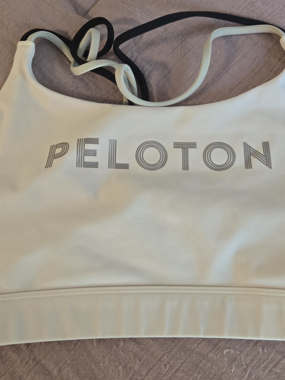 Peloton Sports Bra with Black Straps